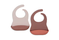 Lätzchen Silikon - Natural Shades - 2 Stück