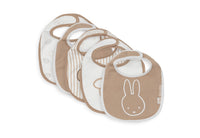 Lätzchen Jersey Wasserdicht Miffy Heads - 5 Stück