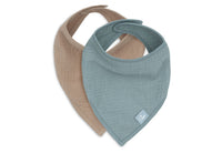 Bavoir Bandana Gaze de Coton - 2 Unités