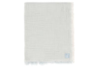 Blanket - Muslin Fringe Stripe - GOTS
