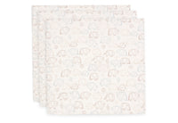 Cloth Muslin 70x70cm - Elephant Tales - 3 Pack