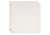 Lange gaze de coton 115x115cm - Elephant Tales - 2 Unités