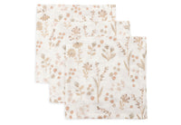 Mouth Cloth Muslin 31x31cm - Bloomy - 3 Pack