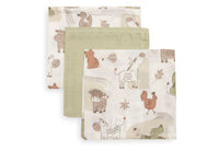 Spucktücher Hydrophil 31x31cm - Barn Buddies - 3 Stück